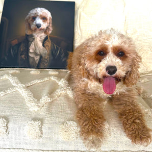 The Duke  - Custom Pet Canvas